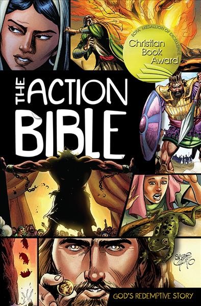 The action Bible : God's redemptive story / [text, David C. Cook] ; illustrations by Sergio Cariello ; [letterers, Dave Lanphear, Dave Rothe ; colorists, Patrick Gama ... [et al.]].