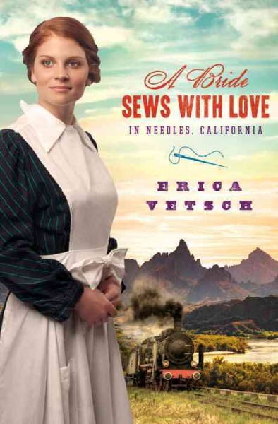 A bride sews with love in Needles, California / Erica Vetsch.